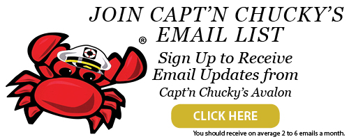 email sign up captn chuckys avalon