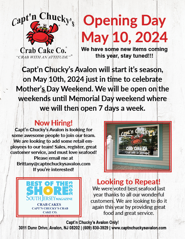 CC Avalon Opening Mother's Day Weekend 2024