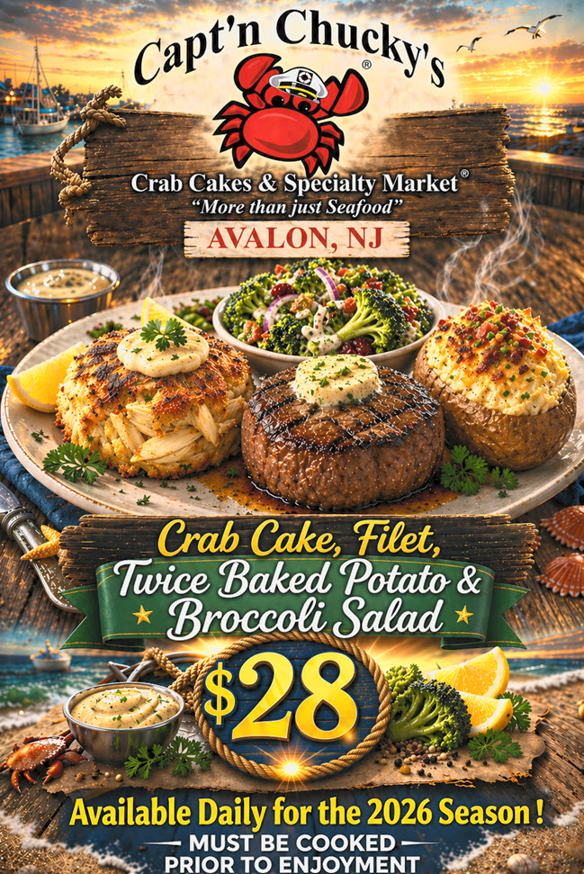 captn chuckys avalon surf and turf special