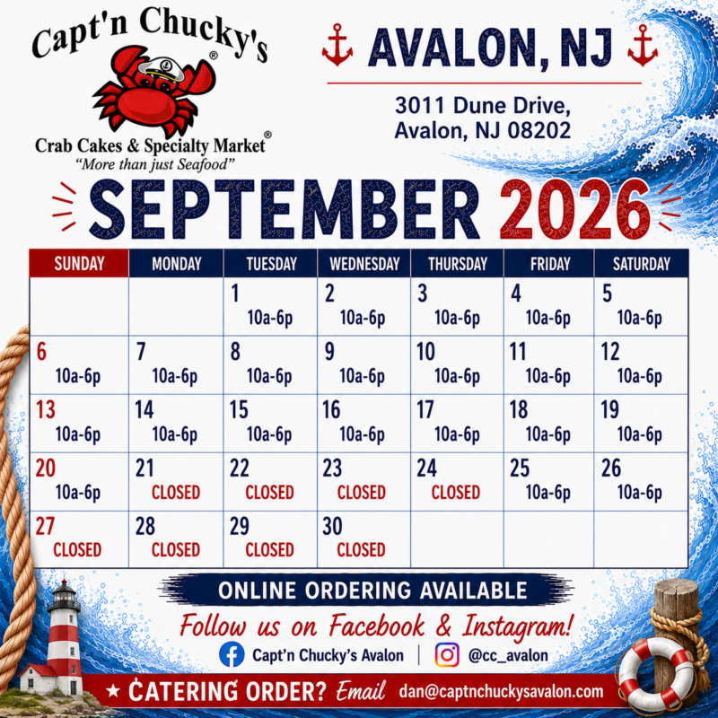 cc avalon September hours